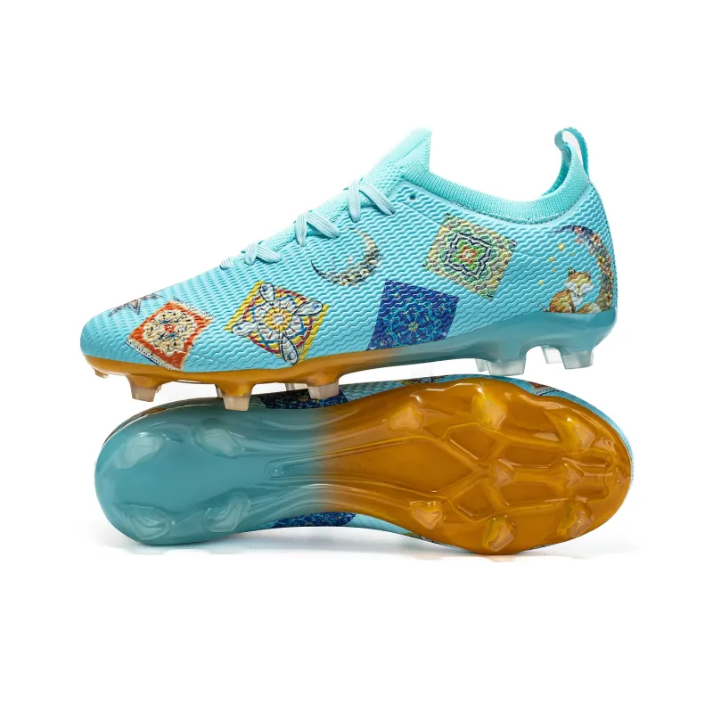 Saibi Slip-Resistant Breathable Support Soccer Shoes Unisex-27