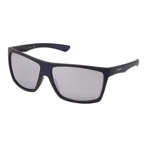 GUESS Plastic Square Sunglasses Men's Black