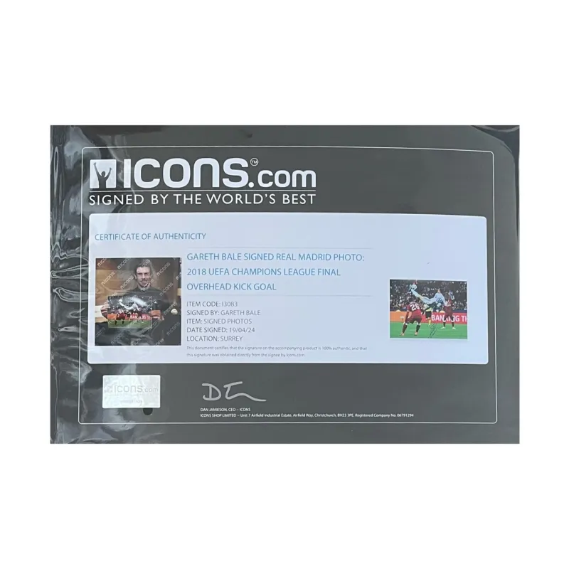 ICONS.com Bell Includes Certification Certificate Outer Frame Size: 38.6x48.6cm-1
