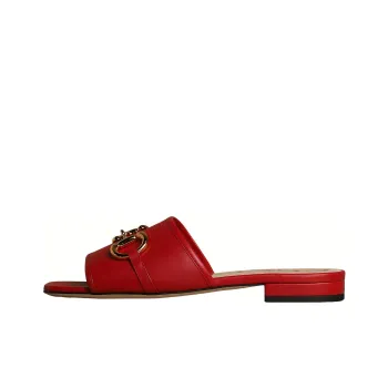 GUCCI Slide Slippers Women's Red