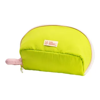 Bromen Nylon Storage Bag Underwear Package Unisex Green Grape Beige Contrast/Yellow Green