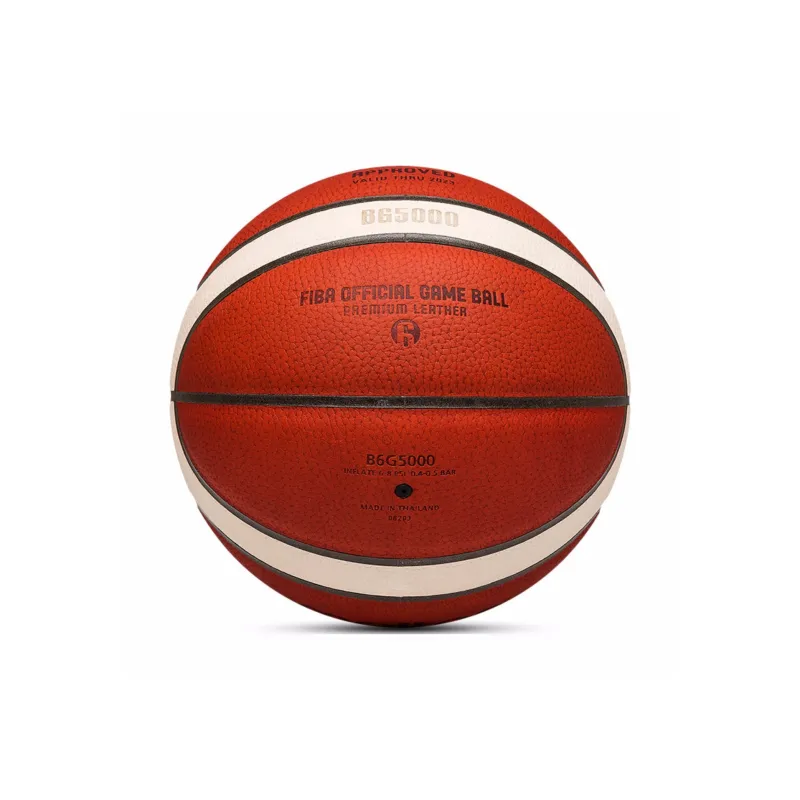 Molten Genuine Leather Basketball Beige Umber Size Six Training Unisex-2