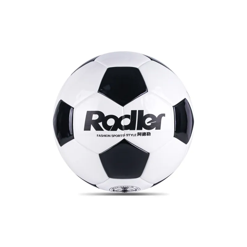 RADLER Size 5 Soccer PU Machine Stitched Soccer Ball Unisex Black White-2