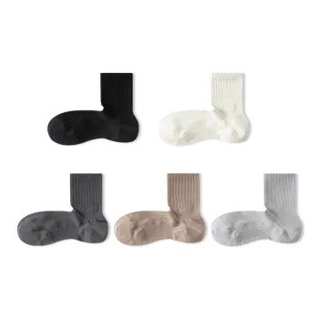 JIAZINI Mid Calf Socks Men's 5 Pack