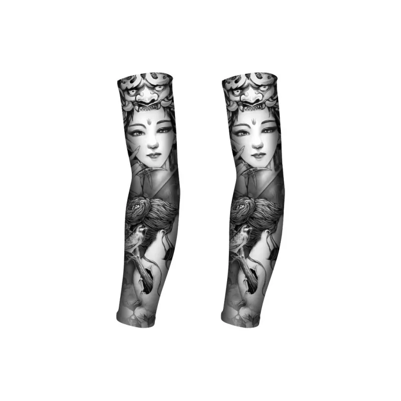 GXT Other Riding Equipment Cycling Arm Warmers Outdoor Unisex Shredded Milk/ice-31