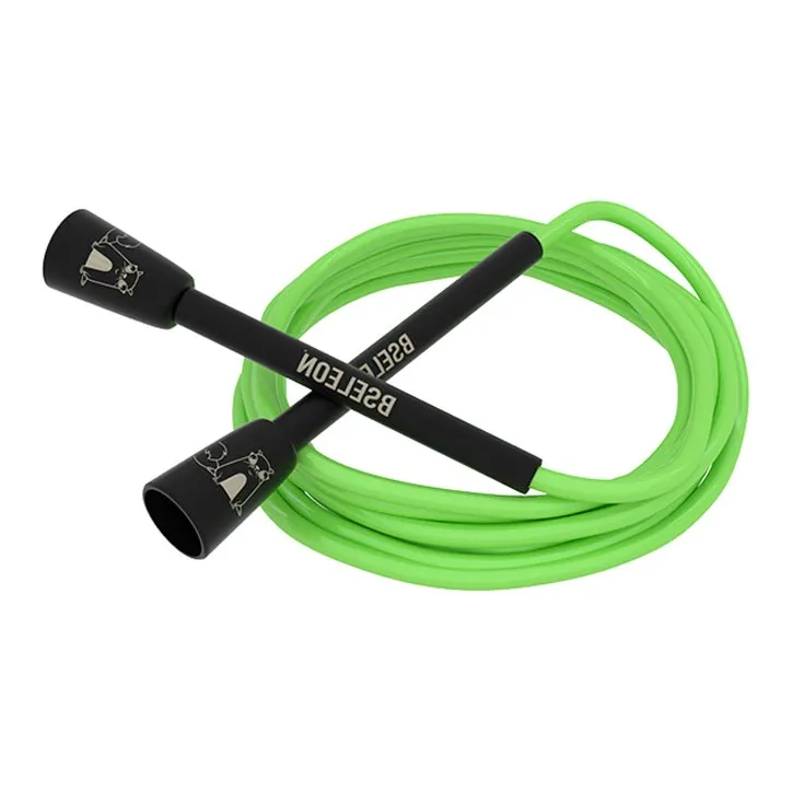 BSELEON Professional Racing Non Countable Jump Ropes Fitness Crowd PVC Cord, Plastic Controller 3m-12