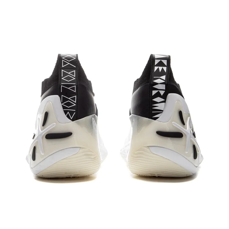 LiNing Wow11 Cushioning Anti-Slip And Wear-Resistant Lightweight Rebound Mid-Top Basketball Shoes Men's Standard White-5