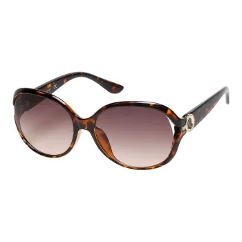 GUESS Resin Oval Sunglasses Women's Tortoiseshell