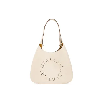 Stella McCartney Logo Slouchy Hobo Tote Bag