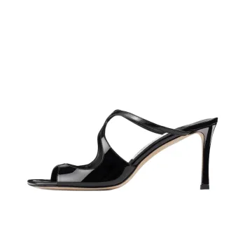 Jimmy Choo Anise Slide Slippers 9.5cm Women's Black