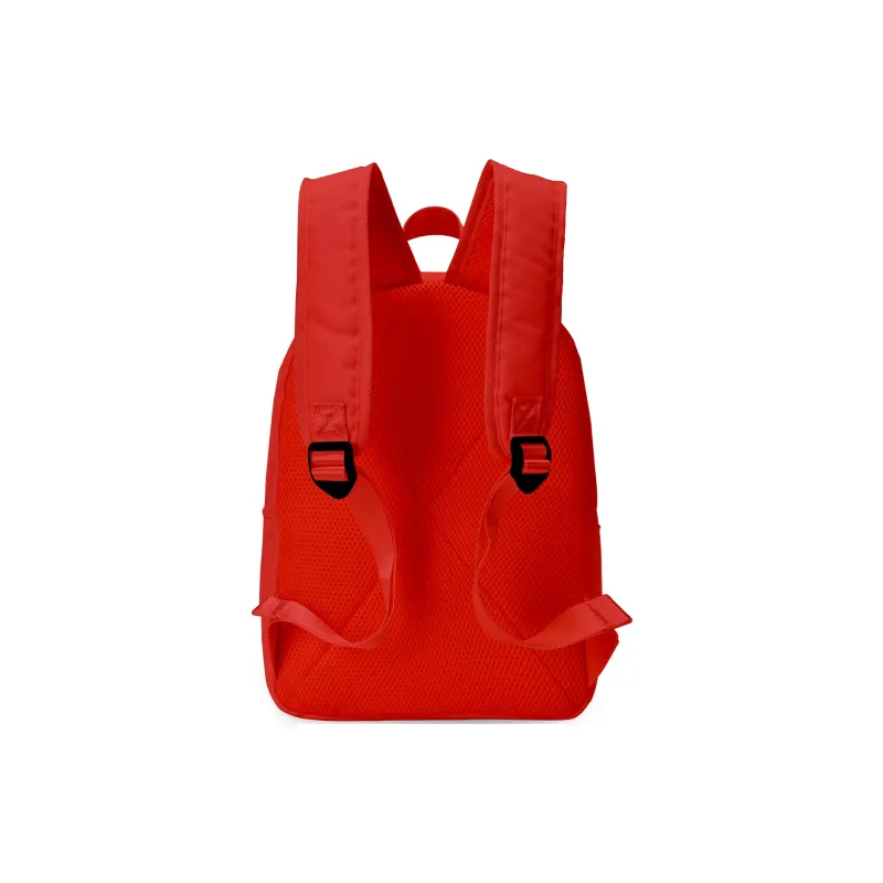 TURN UP Polyester Backpack For Kids Regular Unisex Red-2