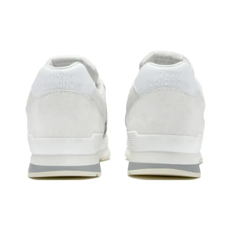 New Balance Anti Slip Wear Resistant Low Top Casual Running Shoes Men's White Gray-4