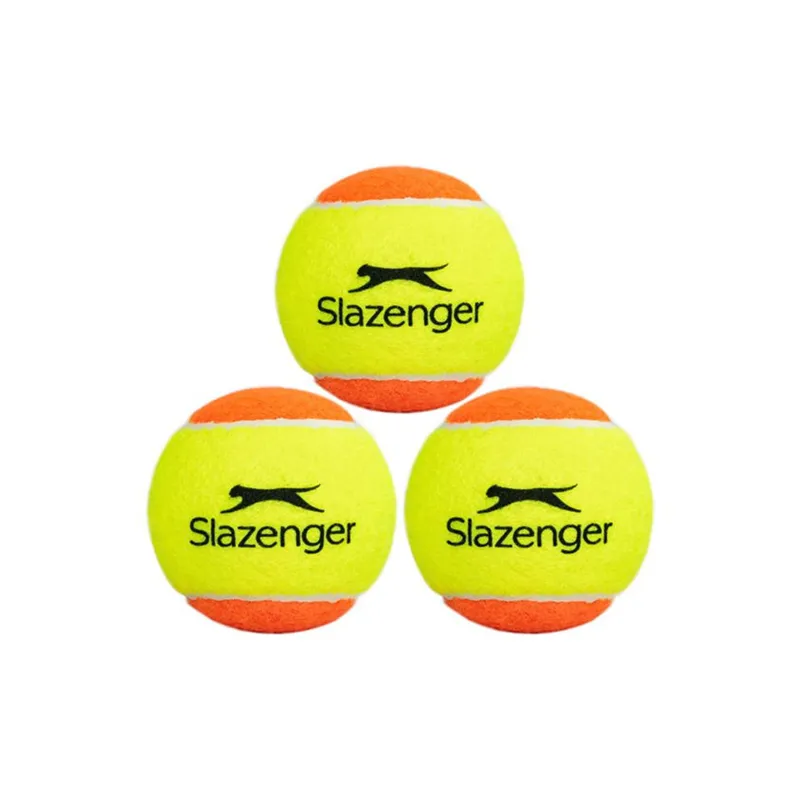 Slazenger Stage 2 Tennis Balls Training Ball Indoor Yellow Green Orange-5