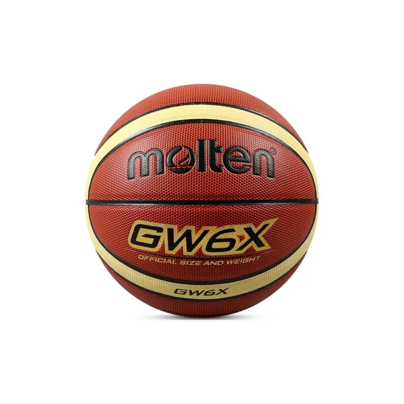 Molten Basketball Brown Yellow Number Six Training Unisex-3