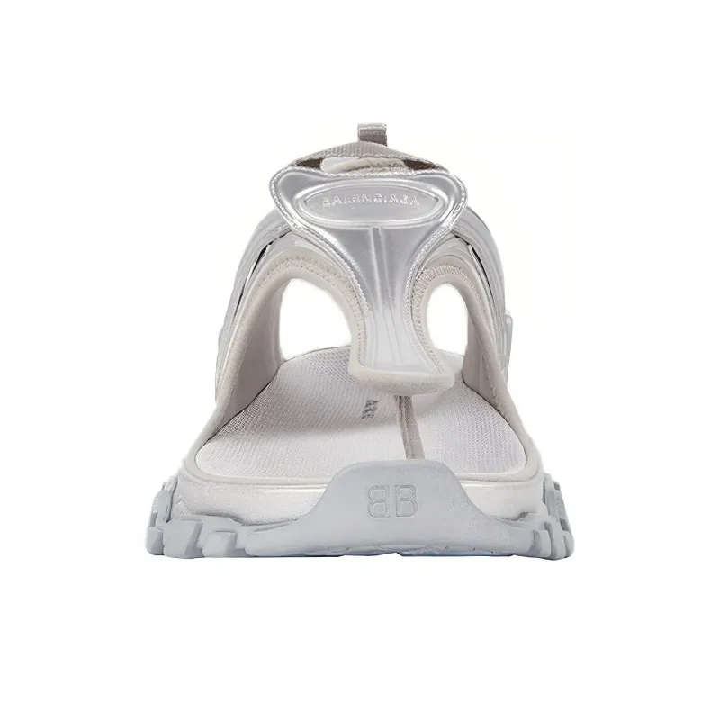 Balenciaga Women's Track Sandal 'Silver Metallic'-2