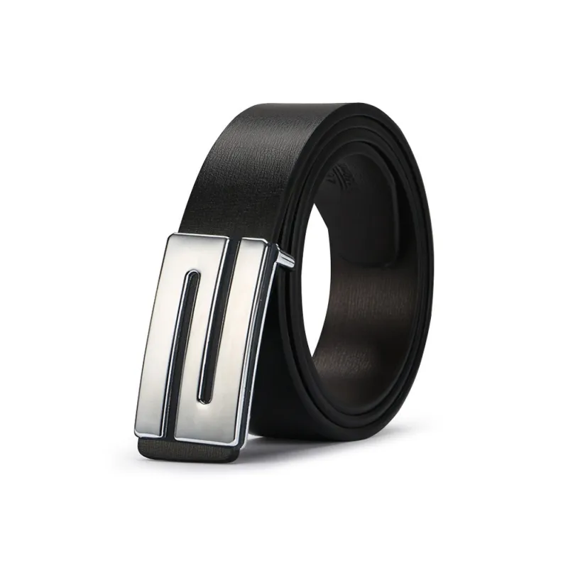 Yalu Preferred Cow Leather Belts Men's Width 3.3cm-5