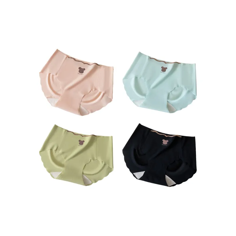 PLANDOO Underpants Women's 4 Pack-17