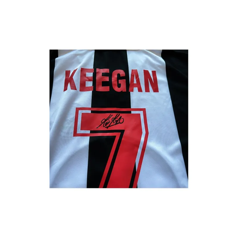 EM Kevin-Geek Newcastle United 1984 Jersey Includes Certification Certificate Not Framed Football Jerseys-2