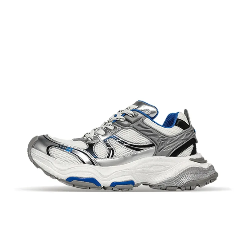 NSIOSC Warm Cushioning Coverage Height Increasing Wear Resistant Low Top Chunky Sneakers Unisex-0