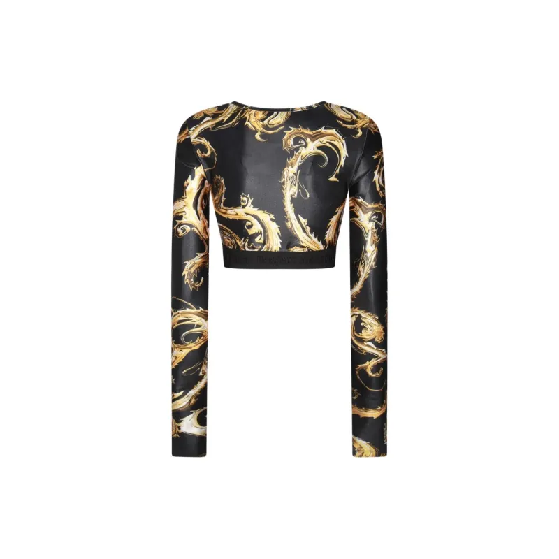 VERSACE JEANS COUTURE Barocco Cropped Top-1