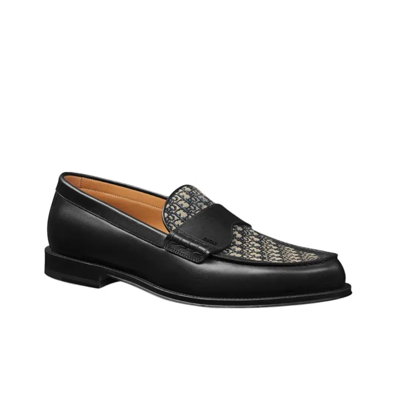 DIOR Granville Loafers Men's Black-2