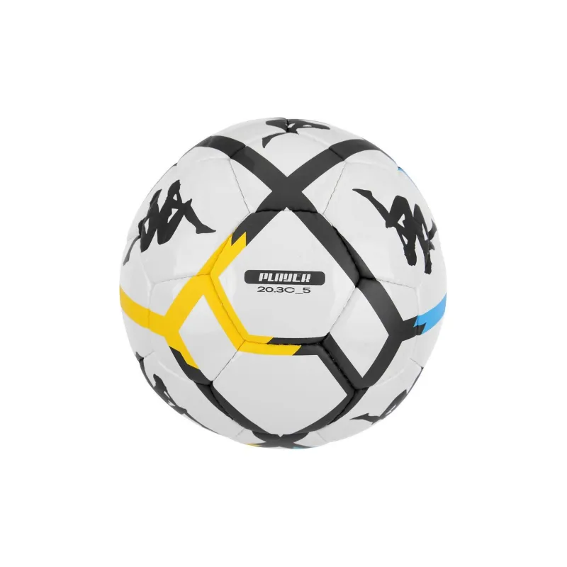 Kappa Ball Size 4 Soccer PU Hand-Stitched Soccer Ball Unisex White-5