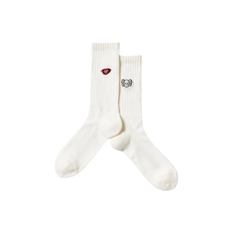 UNIQLO KAWS X WARHOL Collaboration Mid Calf Socks Unisex-0