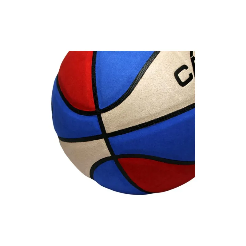 CAPEZIO Size 7 Indoor Outdoor Universal Basketball Synthetic Leather Red Blue White-2