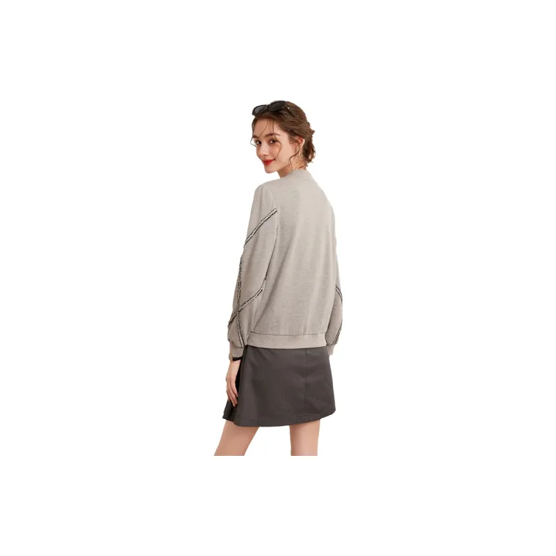 LOUISY AO Cropped Coats Women's Gray-1