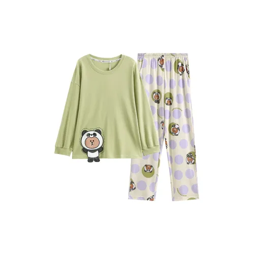 FENTENG x LINE FRIENDS Pajama Set Women's Image Color