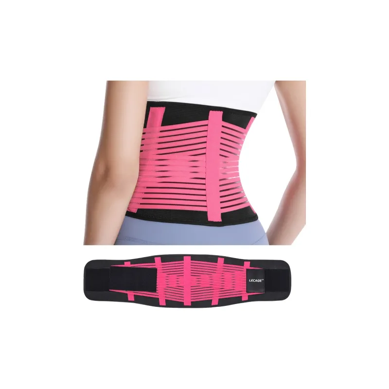LECAGE Back Support Braces Breathable, Protective, Rehabilitation, Compression, Slip Resistant Polyester Unisex-10