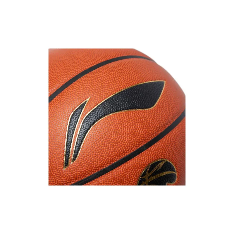 LiNing Microfiber Composite Basketball Orange Brown Size 7 Training Competition Unisex-4