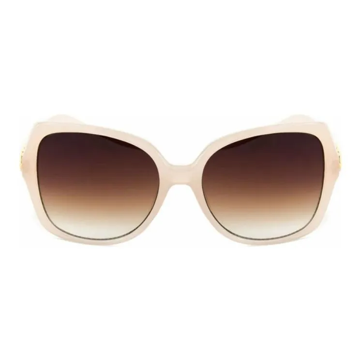 GUESS Resin Butterfly Sunglasses Women's White-1