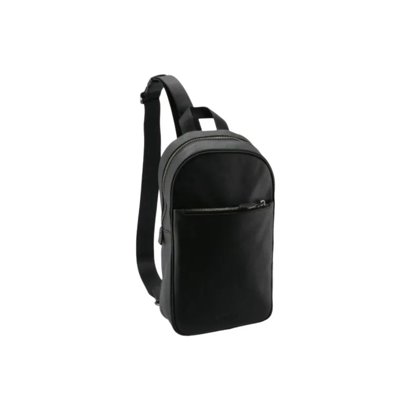 COACH Metropolitan Leather Crossbody Bags Sling Bags Small Size Men's Black-1