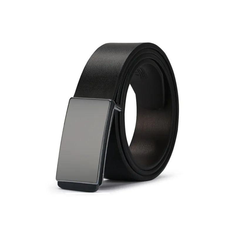 Yalu Preferred Cow Leather Belts Men's Width 3.3cm-0