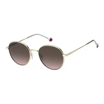Tommy Hilfiger Metal Round Sunglasses Women's Gray