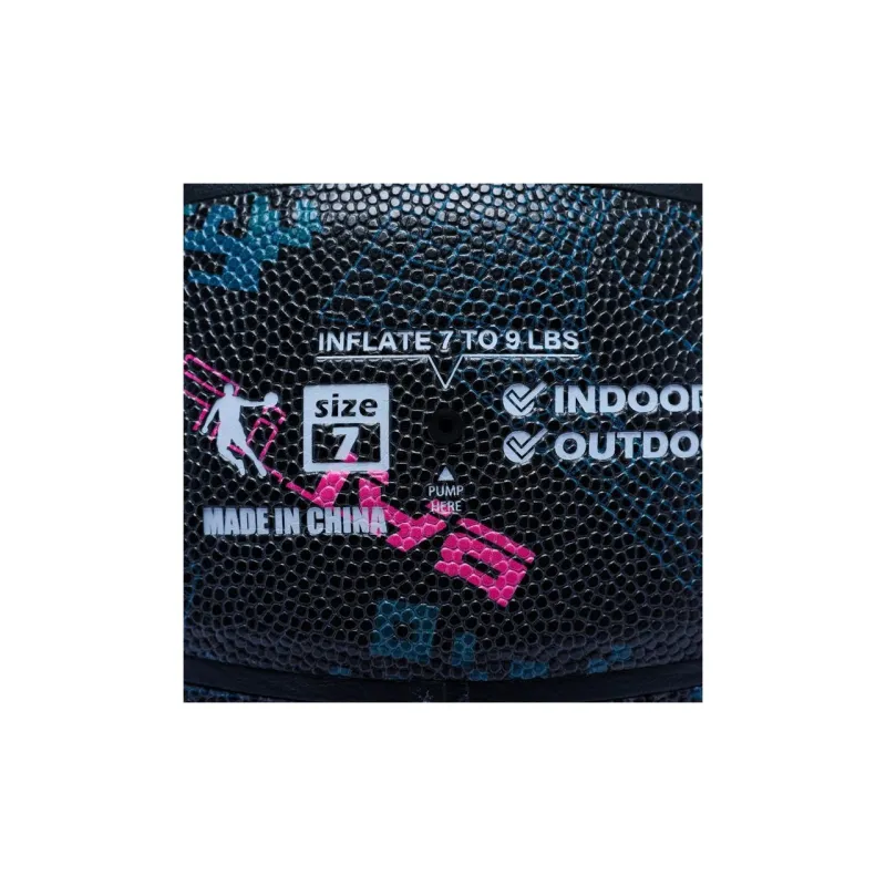 QIAODAN PU Basketball Ceramic Blue Size 7 Training Unisex-4