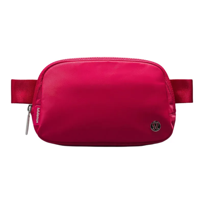 Lululemon Recycled Polyester One Shoulder Crossbody Fanny Pack Unisex Red-0