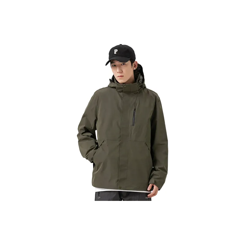 FONDLOOK Jackets Coats Unisex Phantom Black-14
