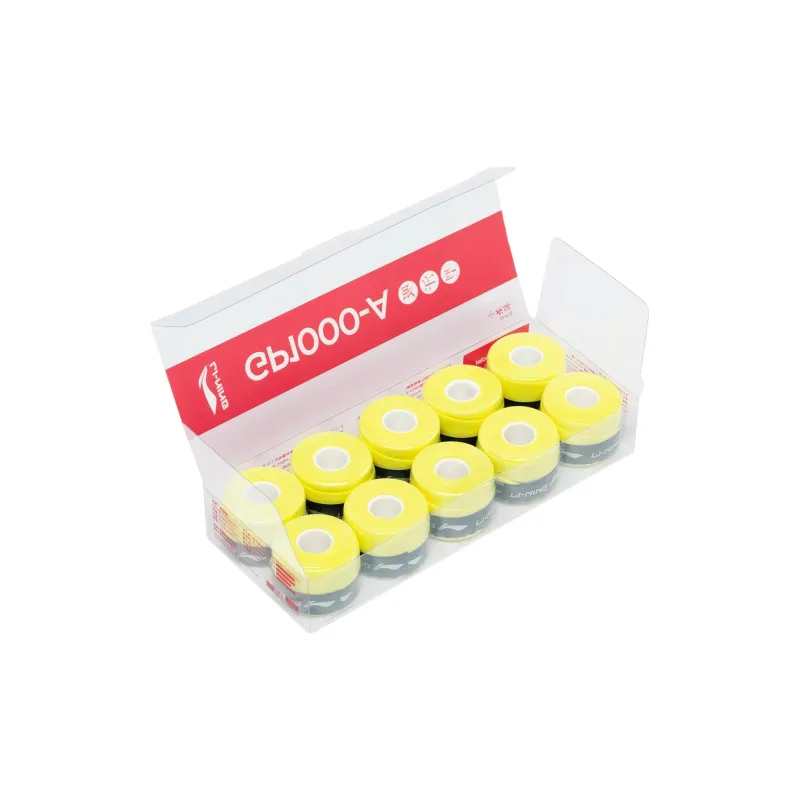 LiNing Badminton Series Badminton Grip Tape Polyurethane Thin 10 Pack-1