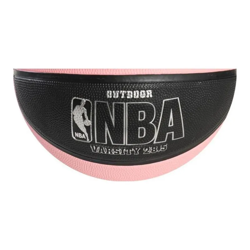 SPALDING Rubber Basketball Pink Black Size 6 Ball Training Women's-1