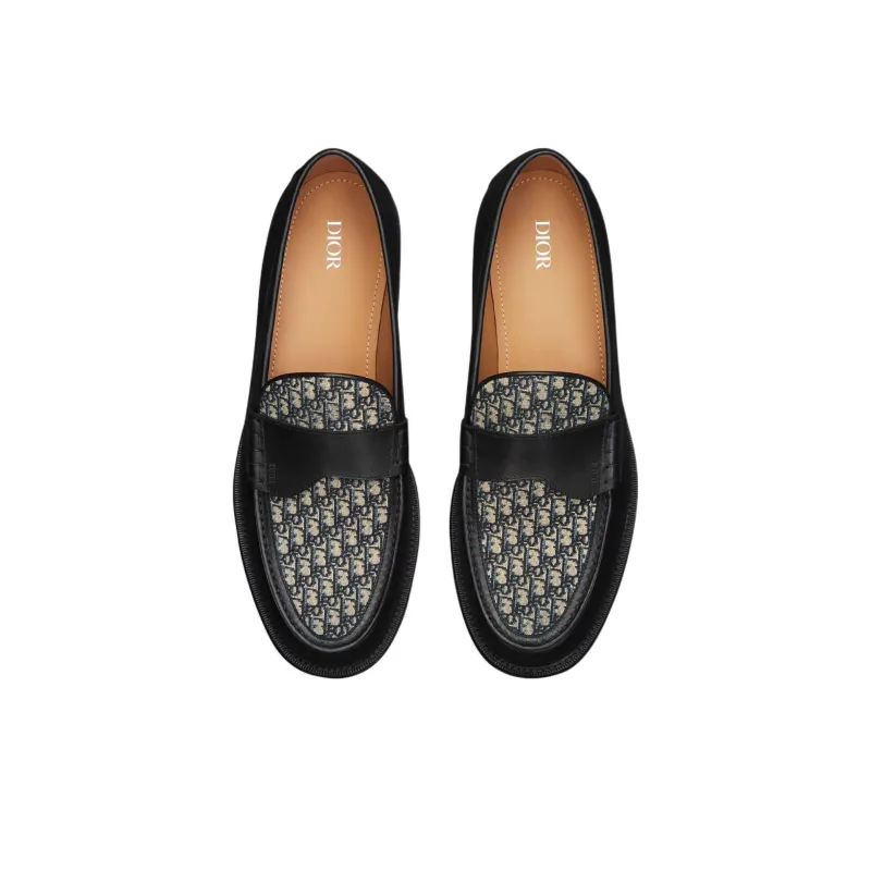 DIOR Granville Loafers Men's Black-3