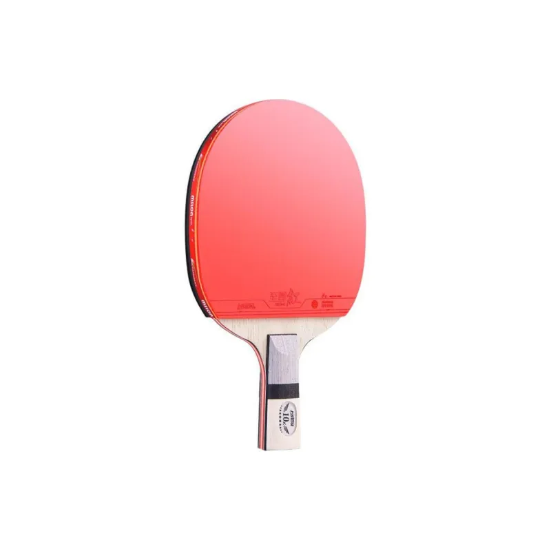 Mei Shi Long Ping Pong Paddles Kids' Ebony Wood Black Red-3