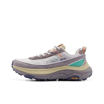 QIAODAN Mountain God 2 LITE Running Shoes Women's Low Top Fur Mist Gray/Smokey Mauve