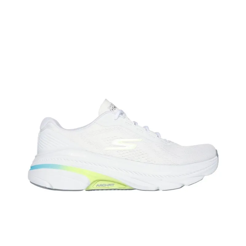 Skechers Max Cushioning Slip Resistant Low Top Casual Running Shoes Women's White-1