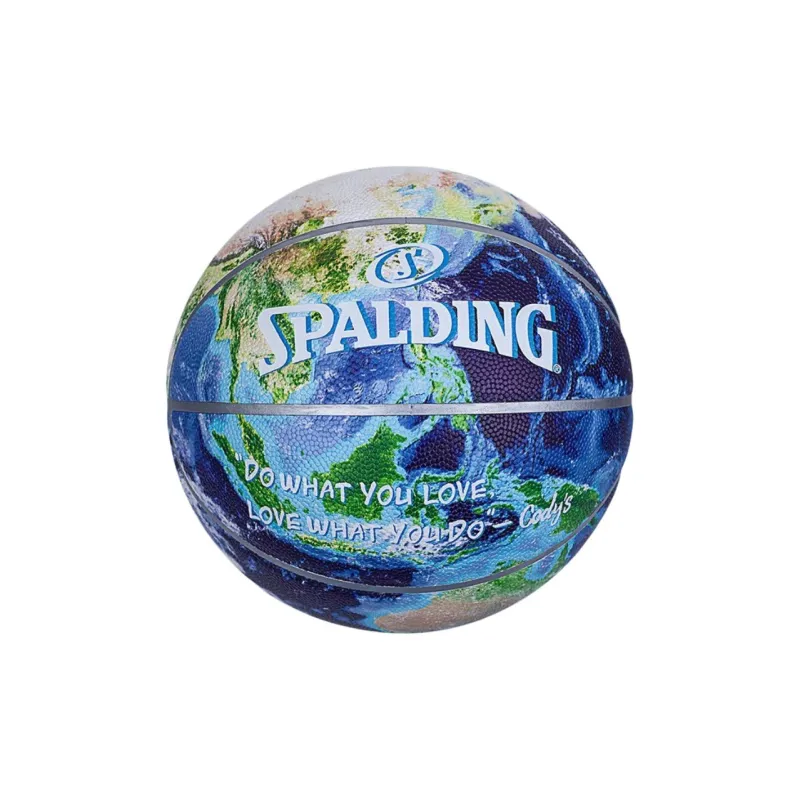 SPALDING x SupBro PU Basketball Blue Size 7 Training Unisex-3