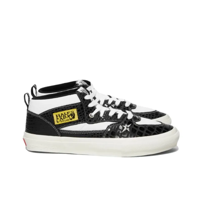Carpet Company x Vans Skate Half Anti-Slip Wear-Resistant Low-Top Skateboard Shoes Unisex Black White-1