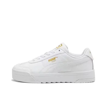PUMA Roma Anti Slip And Wear Resistant Lightweight Low Top Casual Shoes Women's White