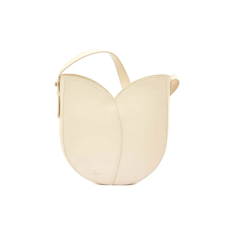 Il Bisonte Leather Handbag Shoulder Bag Women's White-0