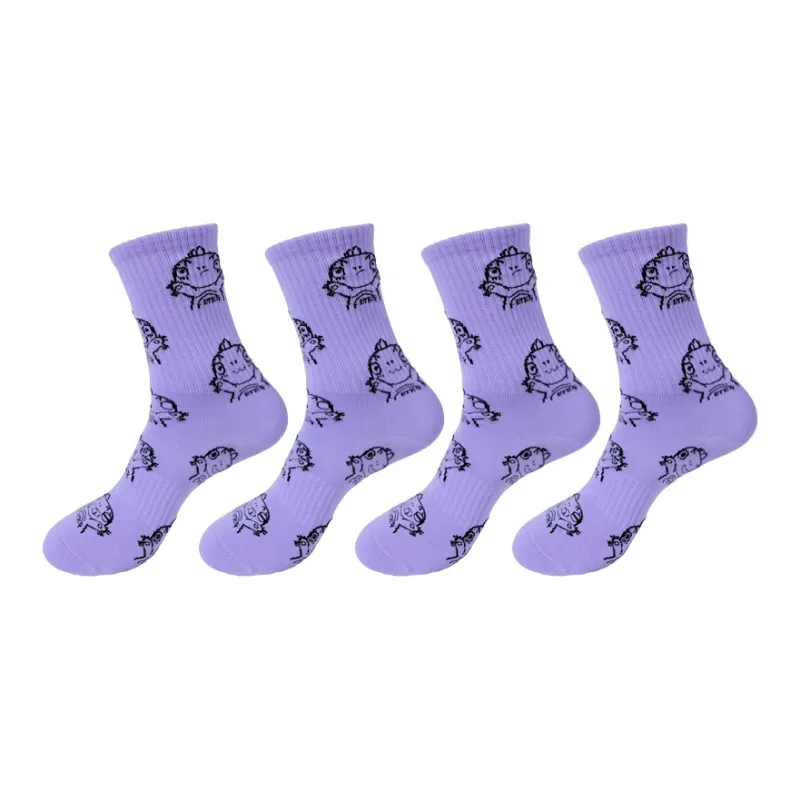 BTK Mid Calf Socks Unisex 4 Pack-16